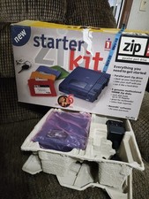 Iomega Zip Starter Kit Parallel Port Drive Hard Drive Back Up Pls Read  picture