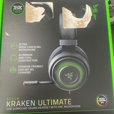 Razer Kraken Ultimate USB Gaming Headset THX Spatial Audio Cooling Gel Mint picture
