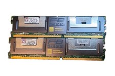 Lot of 2x4GB KINGSTON KTH-XW667/8G 397415-B21 8GB 2RX4-PC2-5300F-555-11 RAM picture