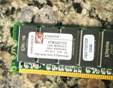 Kingston KTM5037/2G 2GB Kit (2x1GB) PC-100 168-Pin Non-ECC SDR DIMM picture