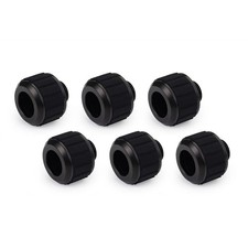Alphacool Apex Grip HardTube Fitting, 13mm OD, Black, 6-pack picture