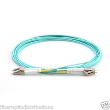 15m OM3 LC UPC to LC UPC Duplex Multimode Fiber Optic Patch Cable 2.0mm PVC -989 picture