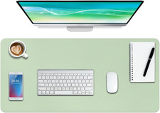 Leather Desk Pad Protector,Non-Slip Mouse Pad,Laptop Desk Pad,Office Mouse Mat,W picture
