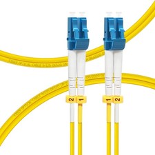0.2M OS2 LC To LC Fiber Patch Cable Single Mode Duplex 9/125um SMF Optic Cord picture