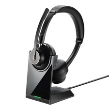 Sanwa Supply Bluetooth Stereo Headset Bluetooth 5.1 Over-Ear Dual Microphone picture