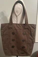 OGIO Hamptons Laptop Tote Bag Brown Dark Khaki No Belt picture