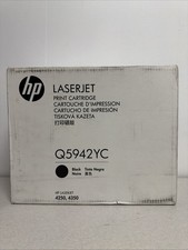 Genuine HP Q5942YC Black Toner Cartridge LaserJet 4250 4350 picture