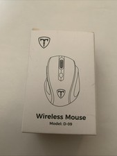 Eastern Times Technology Wireless Optical Mouse Model D-09 Black New w/Battery picture