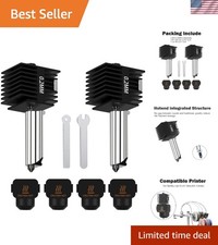 Upgrade Your Bambu Lab 3D Printer: 0.2MM Nozzles with Silicone Covers (2-Pack) picture
