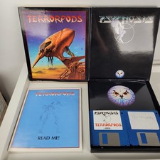 Terrorpods By Psygnosis ~ Original Boxed Amiga Game CIB picture
