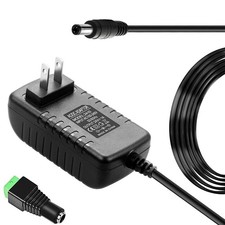 24V 1A Power Supply Adapter 100-240V AC to DC 24Volts 24W Converter Black picture