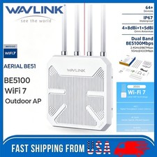 WAVLINK WiFi 7 Outdoor Extender BE5100 WiFi Router POE Powered IP67 Mesh System picture
