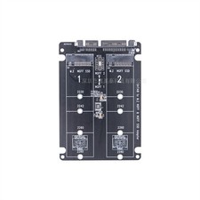Double Port M.2 SSD to Sata 7+15 22PIN Card M.2 to 2.5