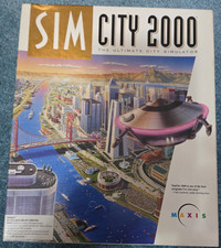 Sim City 2000 Big Box IBM Windows PC Game  CD & 3.5