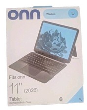 onn Keyboard Folio Case for 11