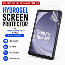 Samsung Galaxy Tab A9 8.7 inch Screen Protector Hydrogel HD Clear 2 Pack picture