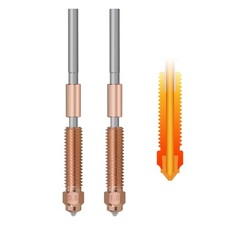 K1C Nozzle 0.8*1.0Mm 2Pcs Unicorn Quick Plug Ender 3 V3 Nozzle Fits K1C/K1 Max 3 picture