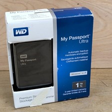 Western Digital WD My Passport Ultra 1 TB Black Model WDBGPU0010BBK-NESN New OB picture