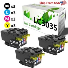 12PK LC3035 3035 Ink Cartridge InkJet MFC-J805DW XL MFC-J815DW Printer 3xBCYM picture