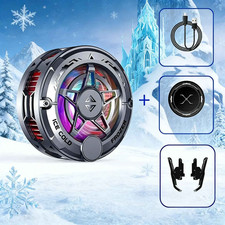 Universal Magnetic Phone Cooler Gaming Semiconductor Fan RGB Digital Display picture