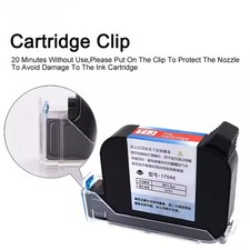 3-Pack 12.7mm Handheld Inkjet Printer Cartridge Ink for Date Batch Coder picture