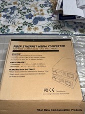 A Pair of Gigabit Single Mode LC Fiber Media Converter, with 2 Pcs SFP LX Mod... picture