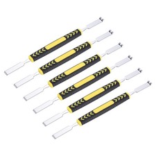6pcs Metal Crowbar Double Head Metal Spudger Pry Bar Opening Tools 6x0.3