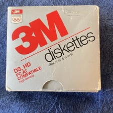 Vintage 3M DS HD 5.25 Inch Floppy Diskettes Box of 10 with 5 additional  picture