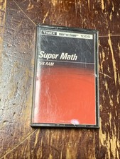 Timex Sinclair 1000 Super Math Vintage Computer Cassette Tape (16 RAM) picture