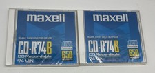 SEALED Maxwell CD-R74B Lot Of 2 - 650 MB picture