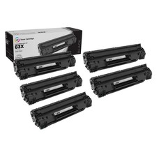 5PK LD Compatible Black Toner for HP 83A LaserJet Pro M125nw M127fw M127 M225dn picture