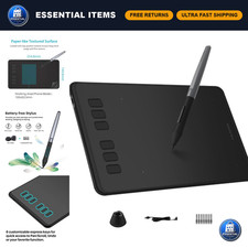 Drawing Tablet 6x4 inch, 8192 Pen Pressure, Graphic Tablet for Artists, Digital picture