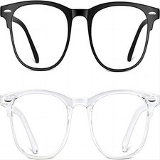 2 Pack Blue Light Blocking Glasses for Women Men,Anti Eyestrain & UV Glare Co... picture