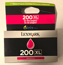 Lexmark 200XL Genuine Original Magenta Ink Cartridge Return Program picture