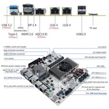 Intel i3-N300 10G 8-Bay NAS Motherboard N150 2.5G LAN 2*NVMe 2*SFF-8643 PCIex1 picture