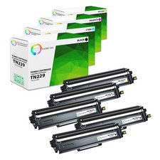 5Pk TCT Premium TN229 BCYM for Compatible Brother MFC-L3780CDW Toner Cartridge picture