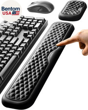 Wrist Rest for Keyboard and Mouse, Computer Ergonomic Wrist Support Pad, Soft Me picture