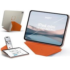 MOFT Dynamic Folio Stand iPad mini 6th 7th Gen A15 A17 Pro Orange Beige Case picture