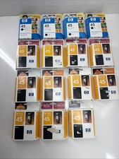 Lot Of 14 Genuine HP 45 Black Ink Cartridge 51645A/51645AC  Expired 2002 - 2006 picture