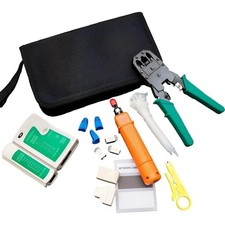 Rj45 Crimping Tool Kit Set For CAT5/CAT6 Lan Cable Tester Network Repair Tools picture