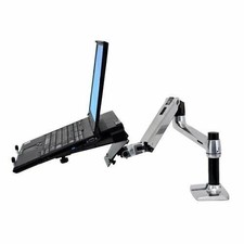 Ergotron LX Desk Mount LCD monitor arm aluminum/white 45-241-026 / 45-490-216 picture