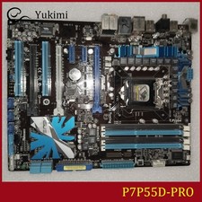 FOR ASUS P7P55D-PRO DDR3*4 LGA 1156 16GB ATX Ｍotherboard Test OK picture