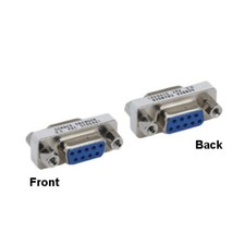 [10X] DB9 Female/Female Mini Adapter RS-232 9Pin Connector Low Profile Changer picture