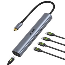 USB C Hub 10Gbps,MOKiN C Splitter with 5-in-1 C Hub, 5 in 1 C picture