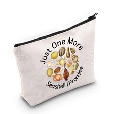 G2TUP Just One More Seashell I Promise Makeup Bag - Shelling Beach Cosmetic B... picture