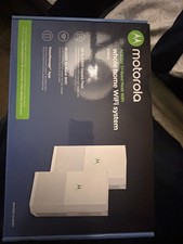 New Factory Sealed MOTOROLA Whole Home Tri-Band Mesh WiFi System AC2200  2-Pack  picture