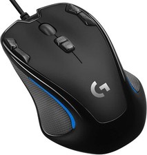 Logitech G300s Optical Ambidextrous Gaming Mouse  9 Programmable Buttons picture
