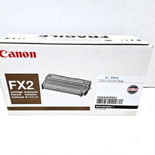 Canon Black FX2 Cartridge Genuine OEM 1556A002BA Box Sealed H116321900 2006 picture