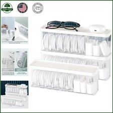 Cable Organizer Box with 6 Standard and 1 Larger Compartment for Accessories picture