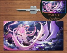 RGB LED Large Mouse Pad Honkai Star Rail Fu Xuan Gaming Mat Mousepad Gift picture